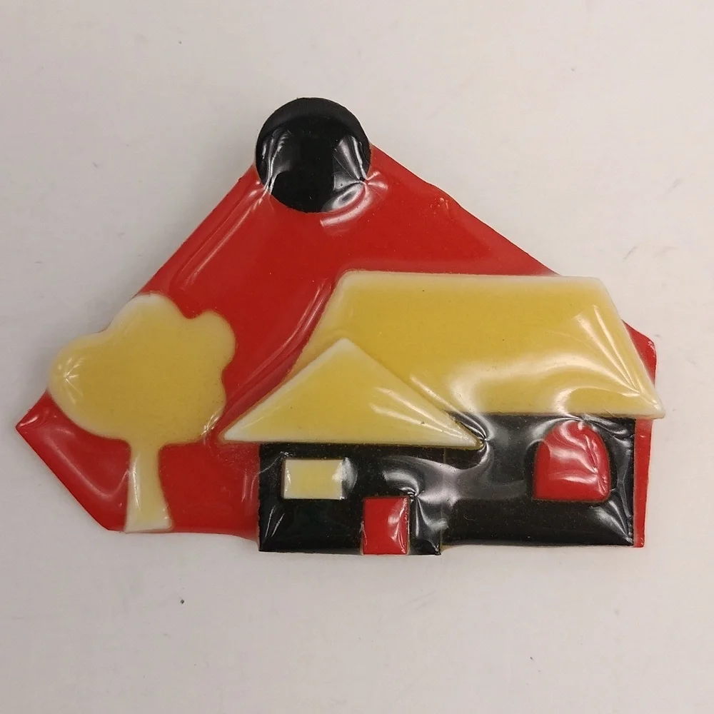 House Pins By Lucinda Vintage House Brooch Pin